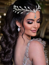 1pc Women's Silver Glass Rhinestone Bridal Headpiece Handmade Pendant Head Chain Hairband For Engagement, Wedding, Birthday, Party, Banquet Elegant Royal Tiaras